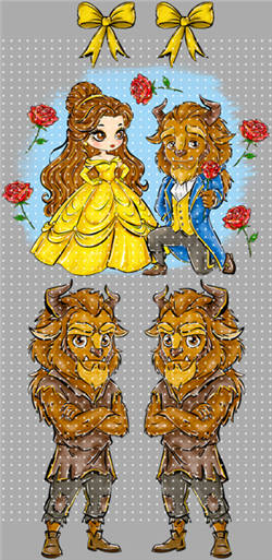 Keychain sticker-Y 1791